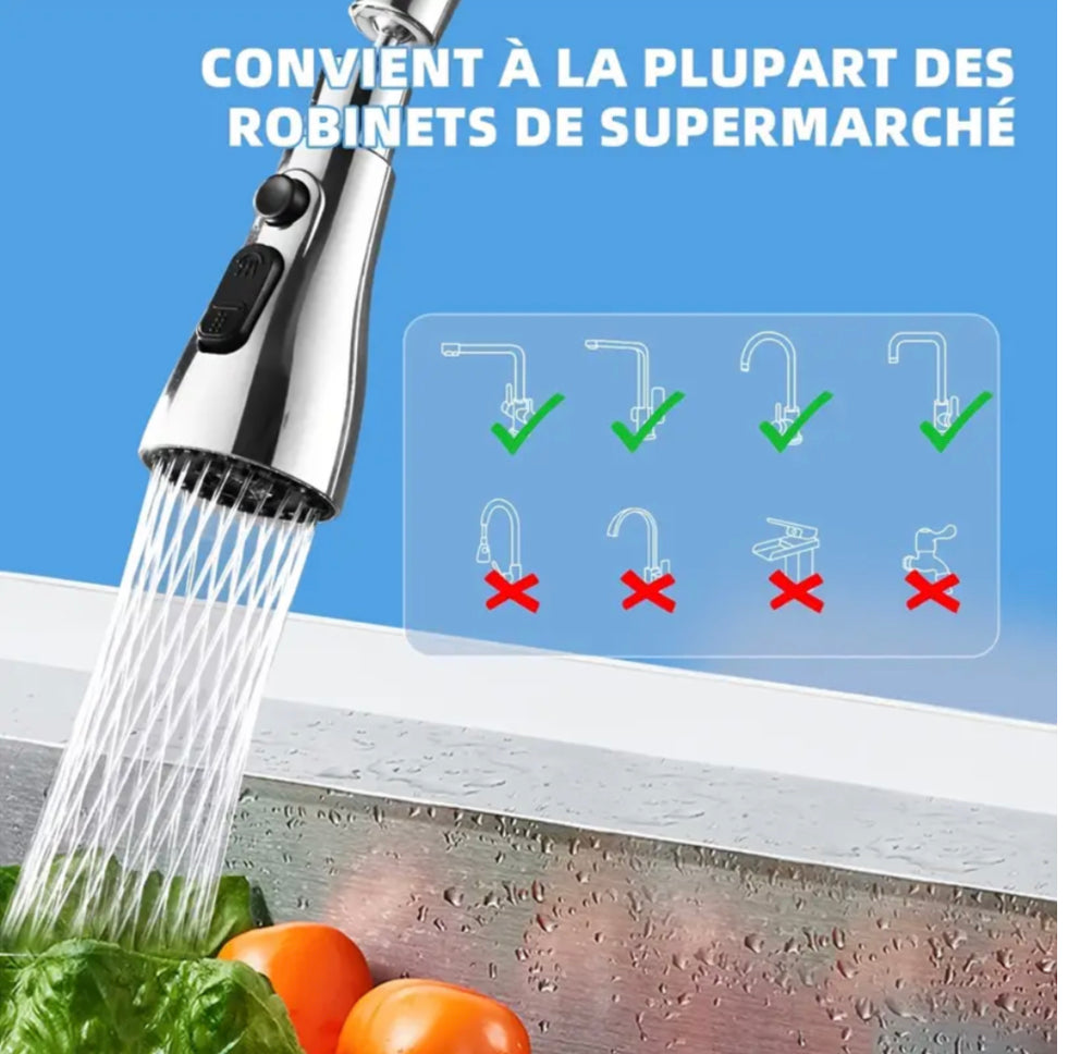 Universal Faucet Extender Nozzle
